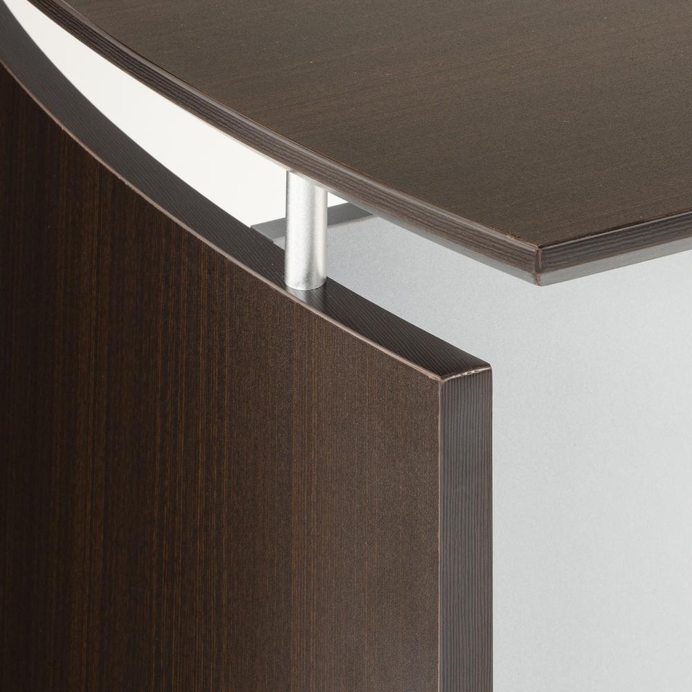 72''W Desk, Mocha - Safco