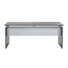 63'' Rectangle Straight Desk, Gray Steel - Mayline