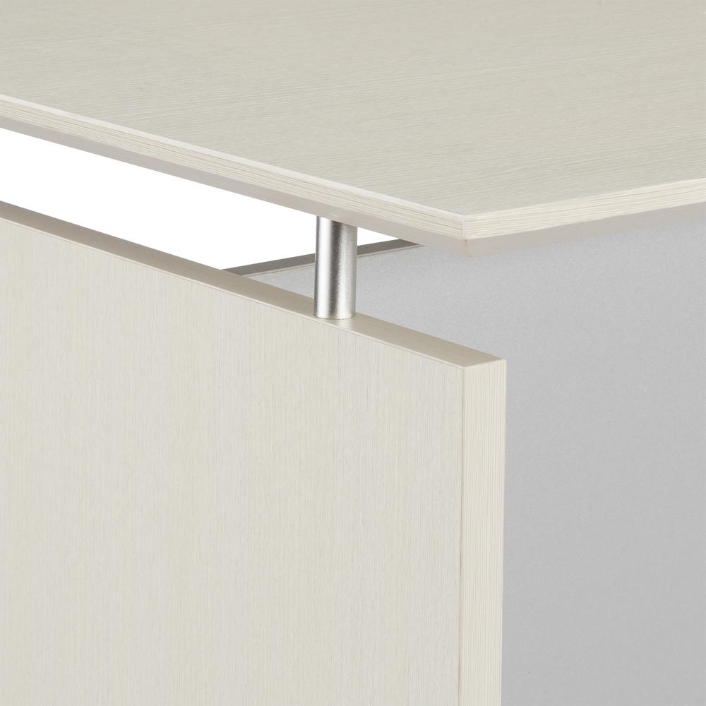 63'' Rectangle Straight Desk, Textured Sea Salt - Mayline