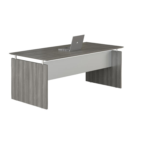 72'' Rectangle Straight Desk, Gray Steel - Mayline