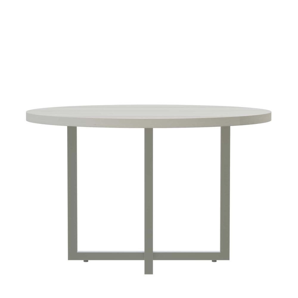 Mirella™ Conference Table, 42” (Table & Base) White Ash - Safco