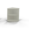 Bookcase (2 Shelf 1/4 - Round), Textured Sea Salt - Safco