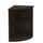 Bookcase (2 Shelf 1/4 - Round), Mocha - Safco