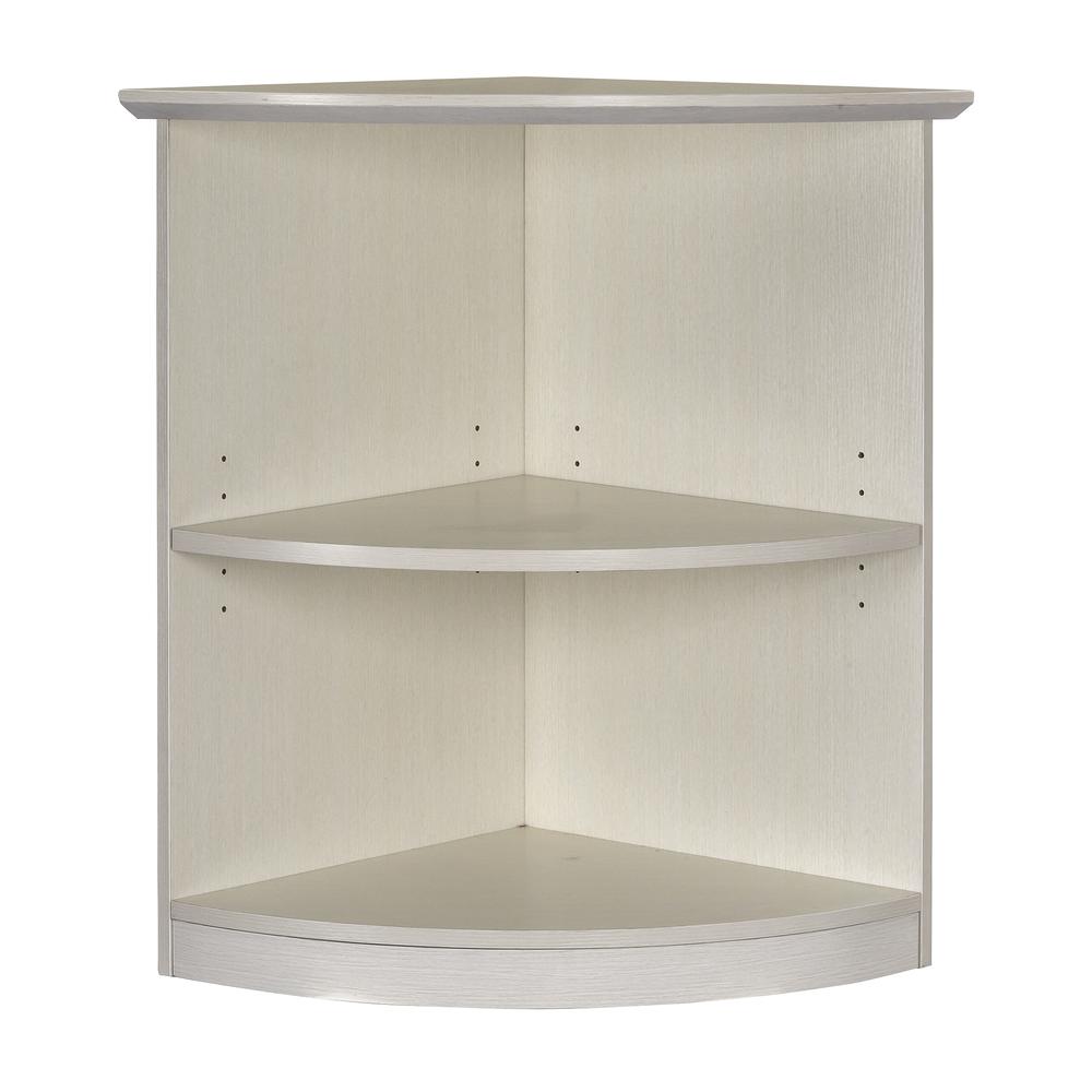 Bookcase (2 Shelf 1/4 - Round), Textured Sea Salt - Safco