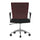 Height Adjustable Task Chair, Black/Red - Mayline
