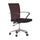Height Adjustable Task Chair, Black/Red - Mayline