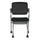 Valoré Training Series Mid-Back Nesting Chair, Mesh/Fabric, Black, 2/Carton - Mayline