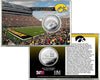 Iowa Hawkeyes Silver Coin Card - Stadium  Special Order -