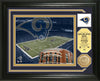 St. Louis Rams Single Coin Stadium Photo Mint - The Highland Mint