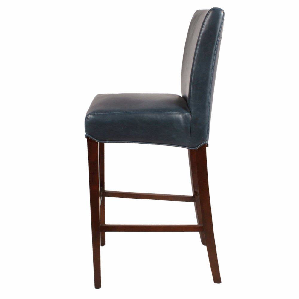Milton Bonded Leather Bar Stool - New Pacific Direct
