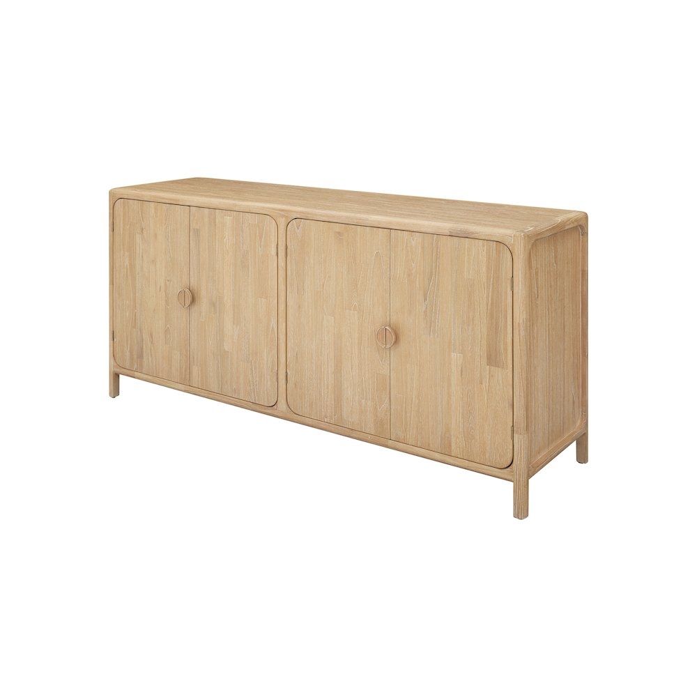Hansville Sideboard  4 Doors w/ 2 Inner Drawers - New Pacific Direct