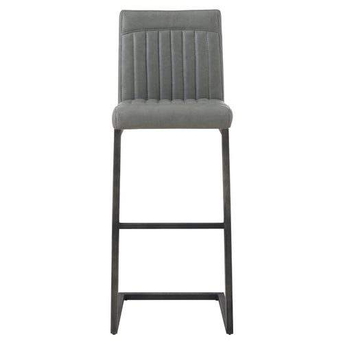 Ronan Faux Leather Bar Stool, (Set of 2) - New Pacific Direct