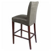 Milton Bonded Leather Bar Stool - New Pacific Direct