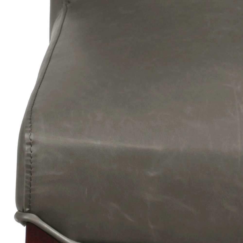 Milton Bonded Leather Bar Stool - New Pacific Direct