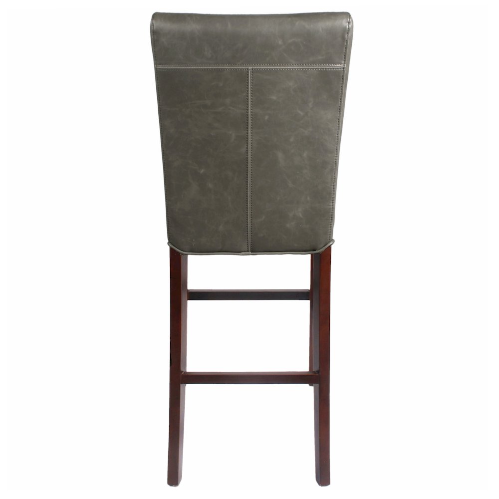 Milton Bonded Leather Bar Stool - New Pacific Direct