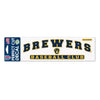 Milwaukee Brewers Decal 3x10 Perfect Cut Color - WinCraft