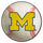 Fanmats - University of Michigan Baseball Mat 27'' diameter