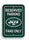 New York Jets Sign 12x18 Plastic Reserved Parking Style -