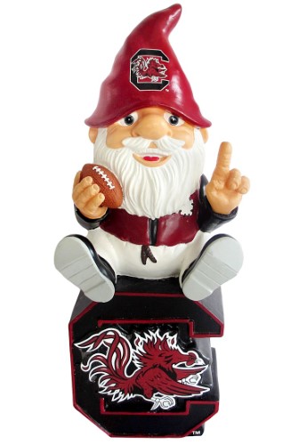 South Carolina Gamecocks Garden Gnome - On Team Logo -