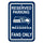 Seattle Seahawks Sign 12x18 Plastic Reserved Parking Style -