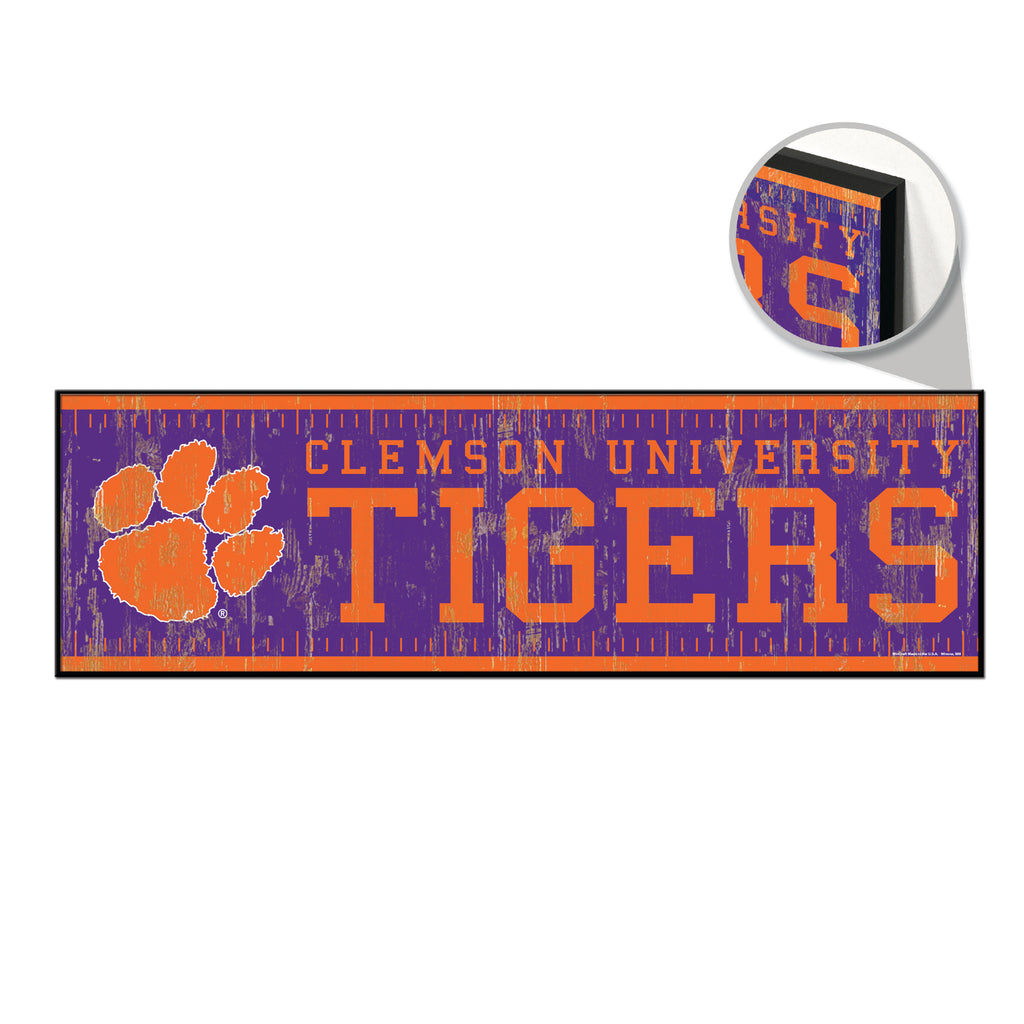 Clemson Tigers Sign 9x30 Wood Yard Marker - Wincraft Fanatics ...