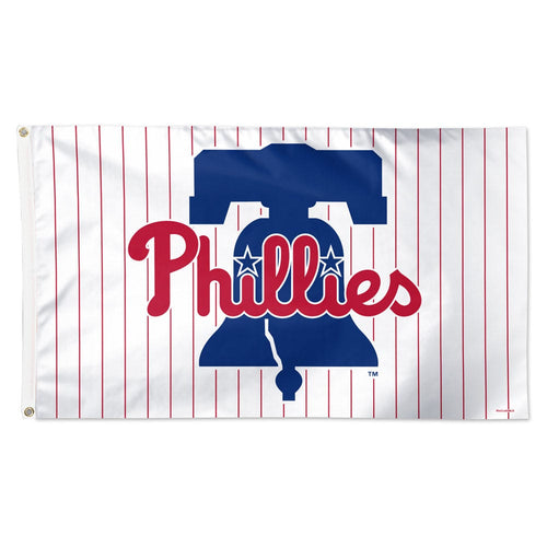 Philadelphia Phillies Flag 3x5 Deluxe Style Pinstripe - WinCraft