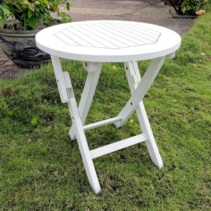 Acacia Round Folding Table - International Caravan