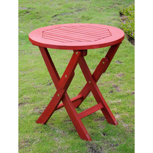 Acacia Round Folding Table - International Caravan