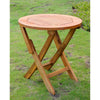 Acacia Round Folding Table - International Caravan