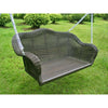 Resin Wicker Hanging Loveseat Swing - International Caravan