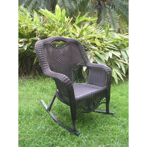 Resin Wicker Indoor/Outdoor Rocker - International Caravan