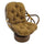 Rattan Swivel Rocker with Micro Suede Cushion - International Caravan