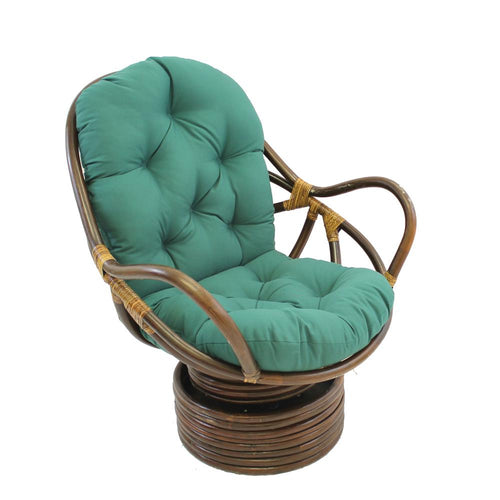 Swivel Rocker with Twill Cushion - International Caravan