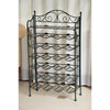 Iron 24-Bottle Wine Rack - International Caravan