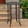 Mandalay Iron Bar Height Round Table - International Caravan