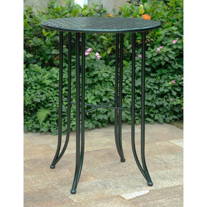 Mandalay Iron Bar Height Round Table - International Caravan