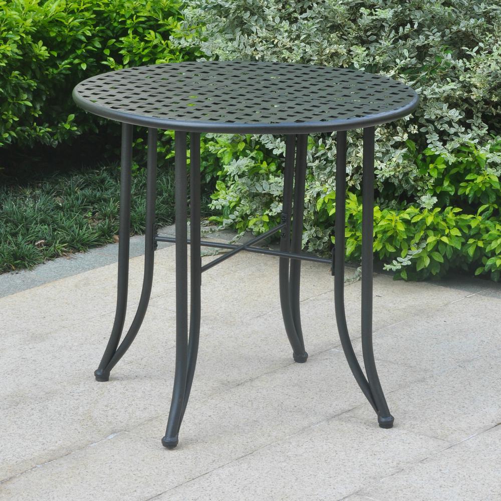 Mandalay Iron Patio Bistro Table - International Caravan