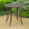 Mandalay Iron Patio Bistro Table - International Caravan