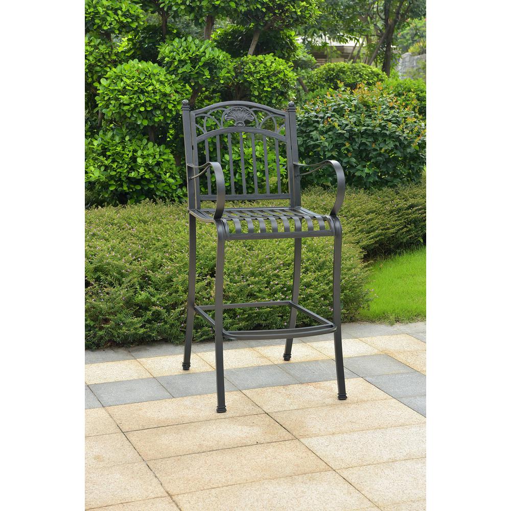 Segovia Iron Bar Height Arm Chair - International Caravan