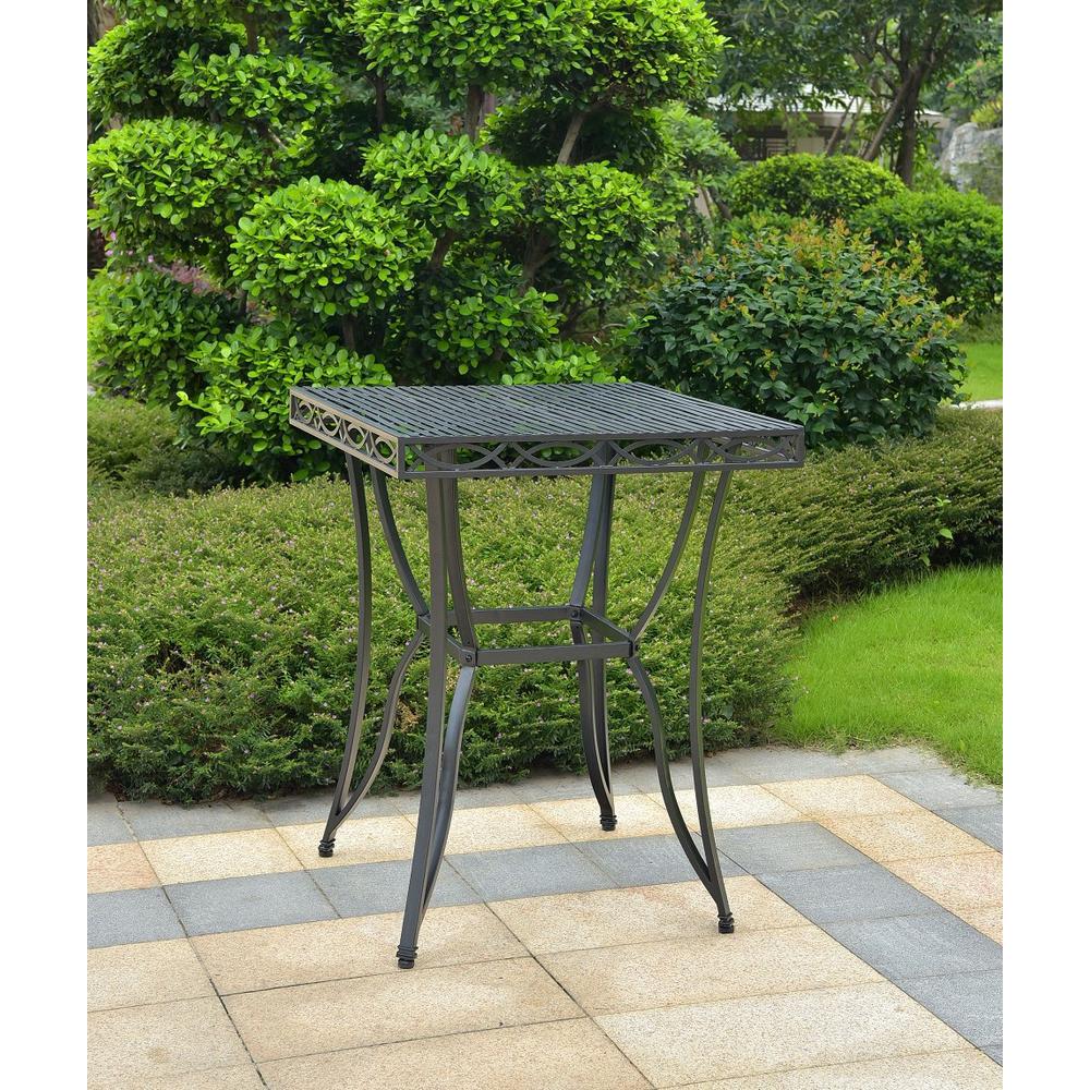 Segovia Iron Bar Height Table - International Caravan