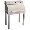 Carved Wood Roll Top Desk - International Caravan