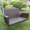 KingstonResin Wicker/Steel Contemporary Hanging Swing - International Caravan