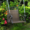 Valencia Resin Wicker/Steel Single Chair Swing - International Caravan