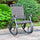 Ibiza Resin Pandan Aluminum Rocking Chair - International Caravan