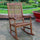 Outdoor Wood Porch Rocker - International Caravan