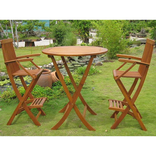 Carmona Set of 3 Bar Height Table Group - International Caravan