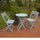 Set of 3 Acacia Folding Bistro Set - International Caravan