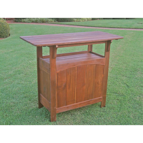 Wood Bar Table - International Caravan