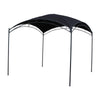 St. Kitts 10-Foot Square Dome Top Gazebo , Black - International Caravan