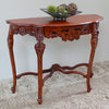 Windsor Hand-Carved Half Moon Console Table - International Caravan